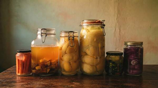 Editorial illustration for How Vegetable Fermentation Works: The Bacterial Relay That Preserves Your Produce